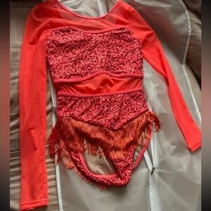Weissman Red Sequin Kids Costume